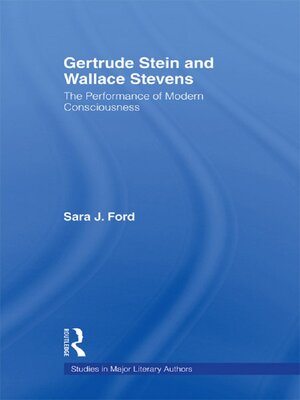 cover image of Gertrude Stein and Wallace Stevens